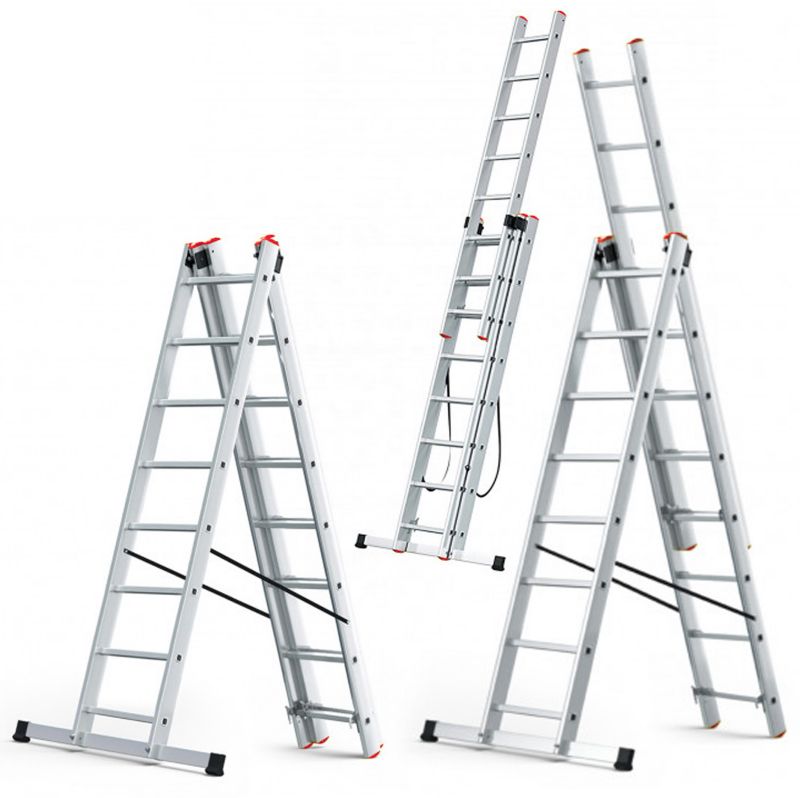 Drabina HIGHER aluminiowa wielofunkcyjna 3x8 na schody 1 szt.