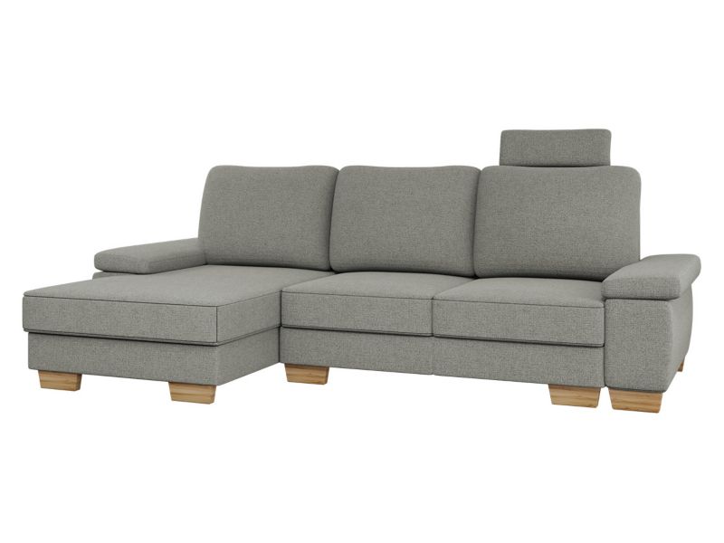 Narożnik z funkcją spania MIRJAN 24 Chivas 1 lewy LC-2R popielata plecionka 1 szt.