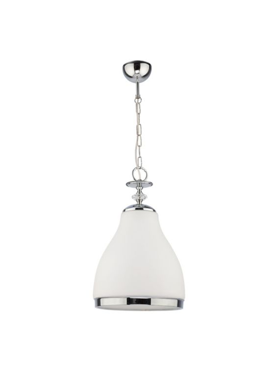 Lampa sufitowa Jupiter ISLA chromowana-biała 1xE27x40W IP20 - 1 szt