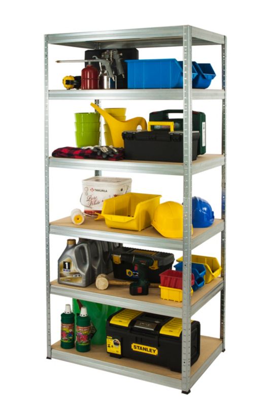 Regał metalowy MODO24 magazynowy ocynkowany helios 213x120x50cm 6 półek po 275 kg 1 szt.