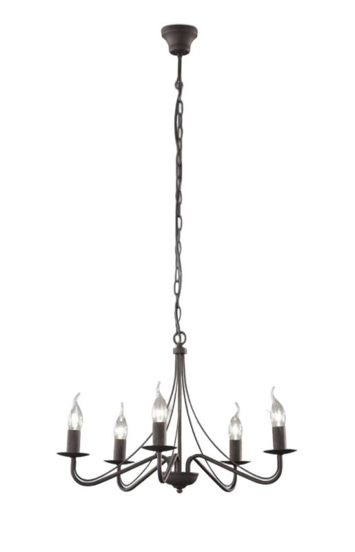 Żyrandol RL Country miedziana patynowana wym: 172 x 55 x 57 cm 5xE14 x 1 szt.