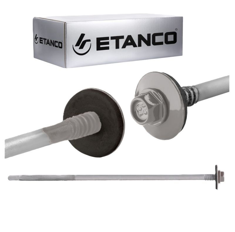 Wkręty dachowe Etanco GTR12 5,5/6,3x230 mm RAL 9007 100szt