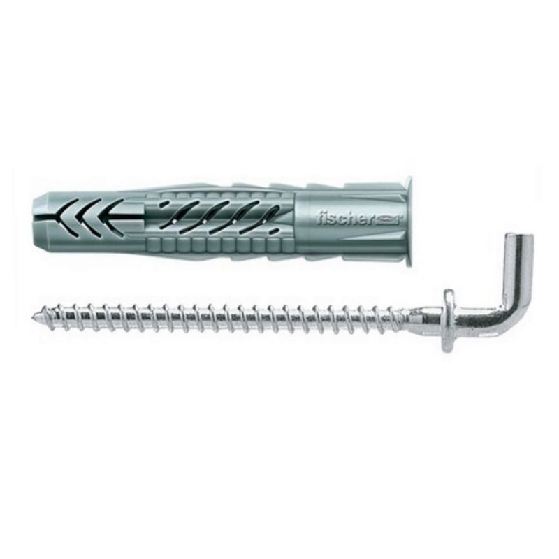 Kołki rozporowe Fischer UX uniwersalne z hakami z kołnierzem 10 x 60 mm 2 szt.