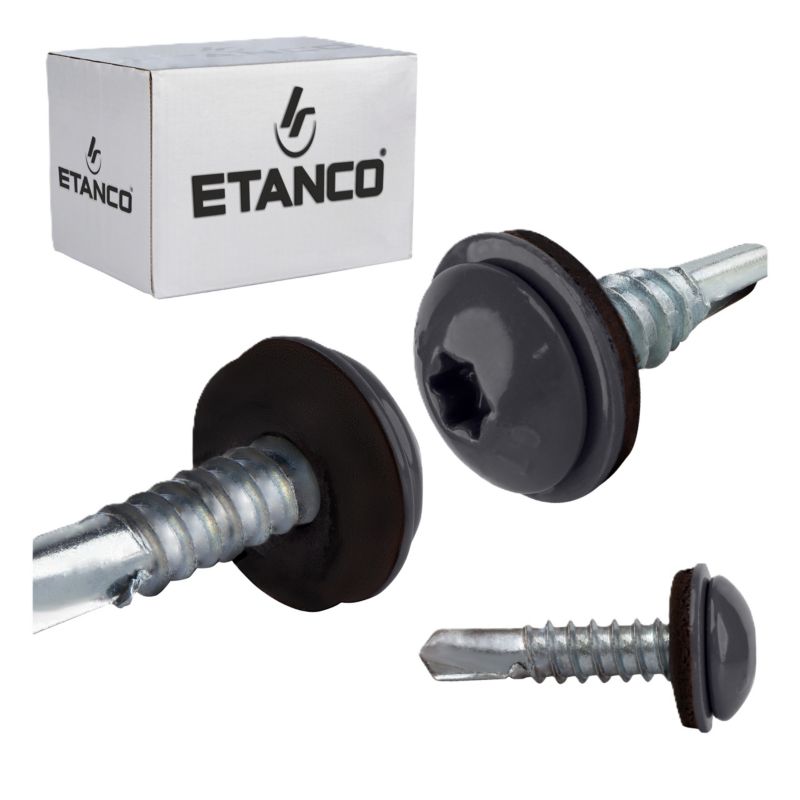 Wkręty samowiercące Etanco GT5 PH Z14 Lakierowany RAL 7024 5,5x25 mm 250szt