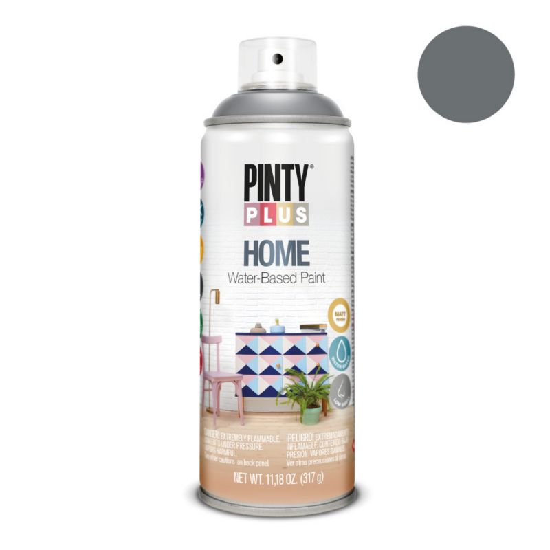 Dekoracyjna farba w sprayu Pintyplus HOME THUNDERCLOUD GREY matowe 400ml