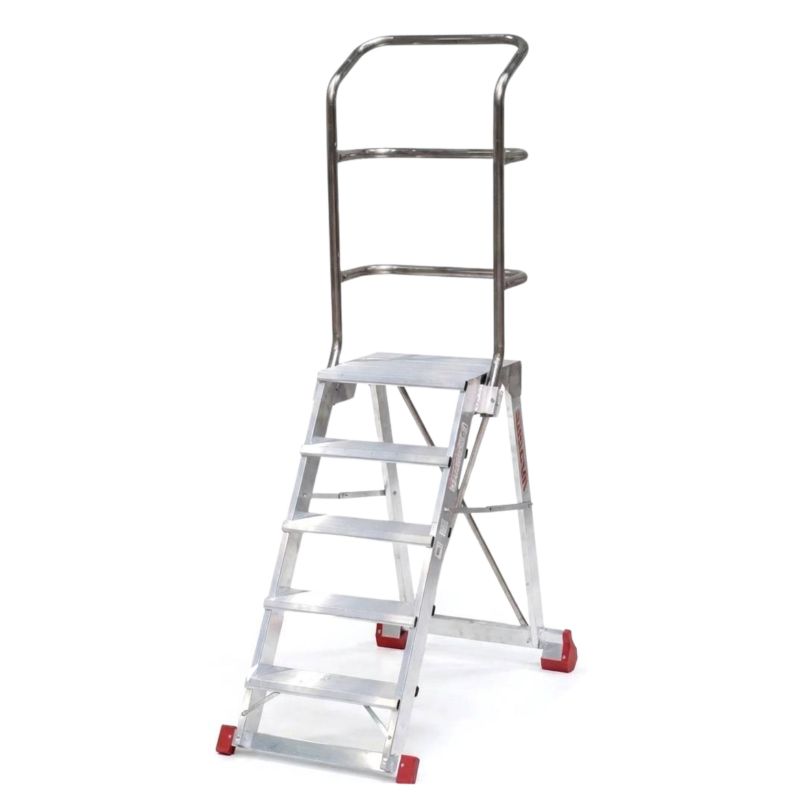 Drabina magazynowa FARAONE 5-stopniowa CM 5LP- 3,23 m 1 szt