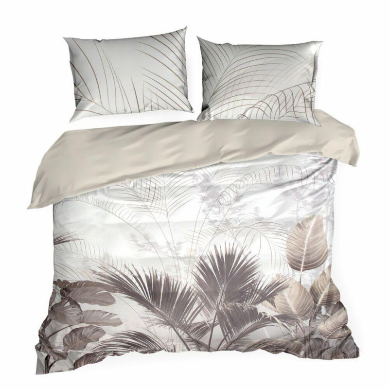 Pościel Premium23 Eurofirany 160 x 200 beżowa bawełna satynowa 1 kpl.