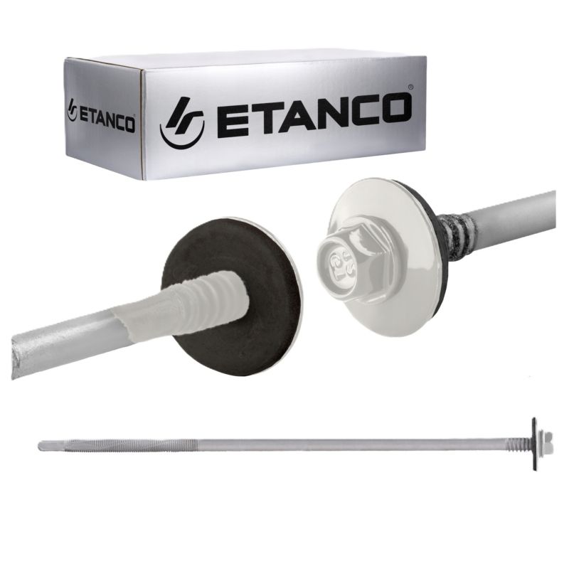 Wkręty dachowe Etanco GTR12 5,5/6,3x230 mm RAL 9010 100szt