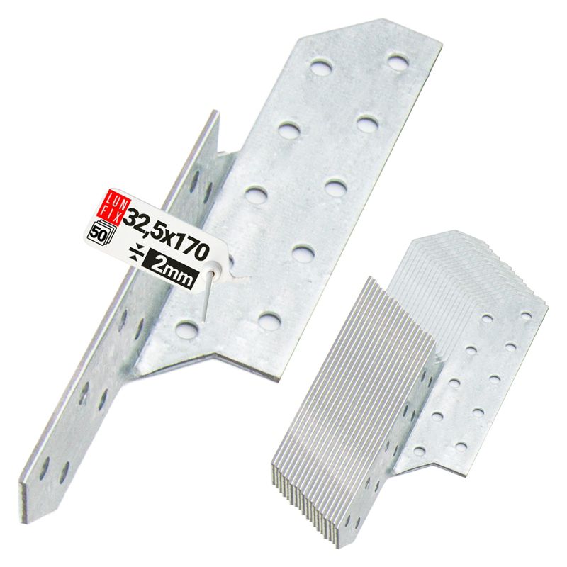 Łącznik krokwiowy Lun Fix 32,5x170 mm lewy 50 szt.