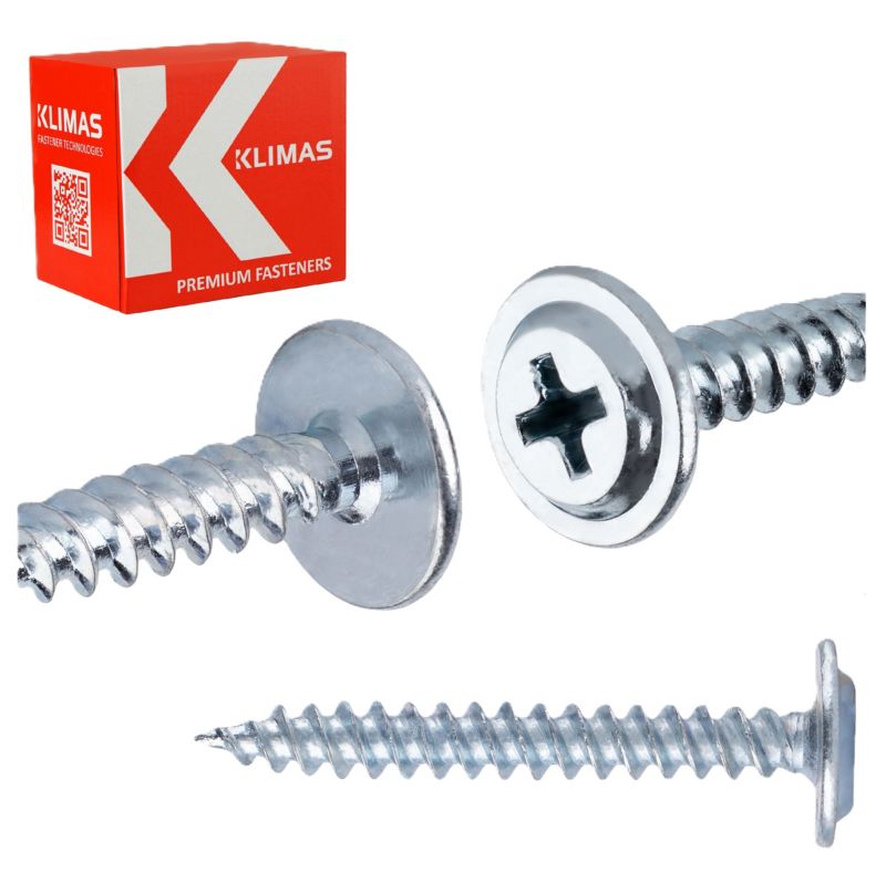 Wkręty podkładkowe Klimas WPC 4,2x32 mm stal ocynkowana 1000szt