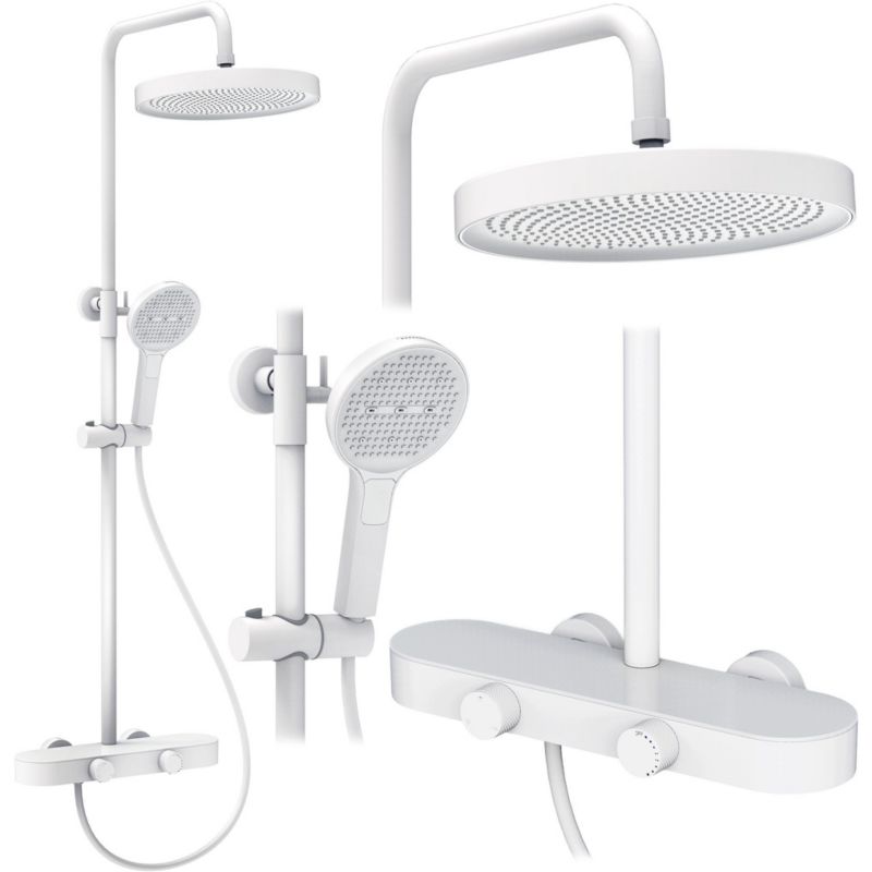 Zestaw Natryskowy Rea Creo Biały 28,7X23X132CM 1Szt