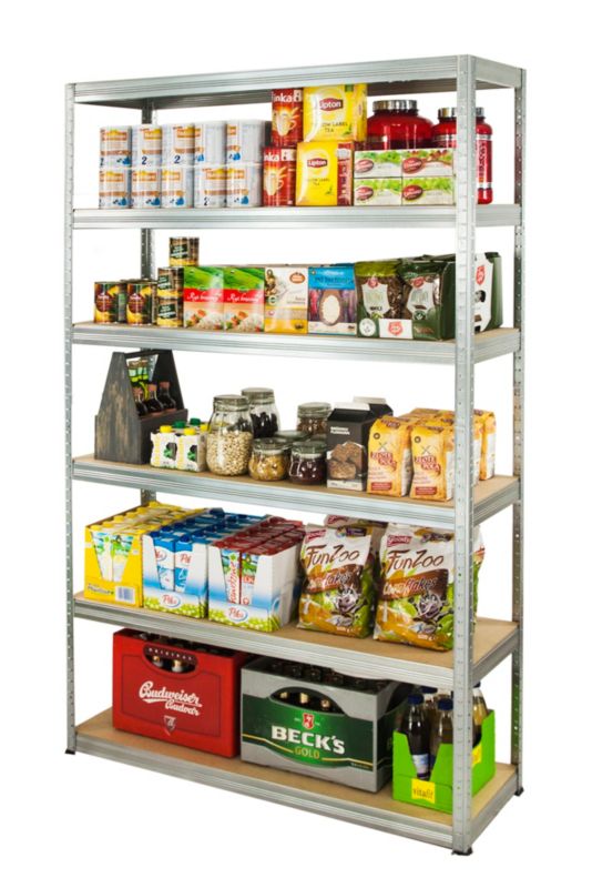 Regał metalowy MODO24 magazynowy ocynkowany helios 213x180x60cm 6 półek po 175 kg 1 szt.