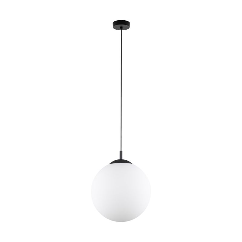 Lampa wisząca TK-Lighting Esme biała kula klosz 1 35cm - 1szt.