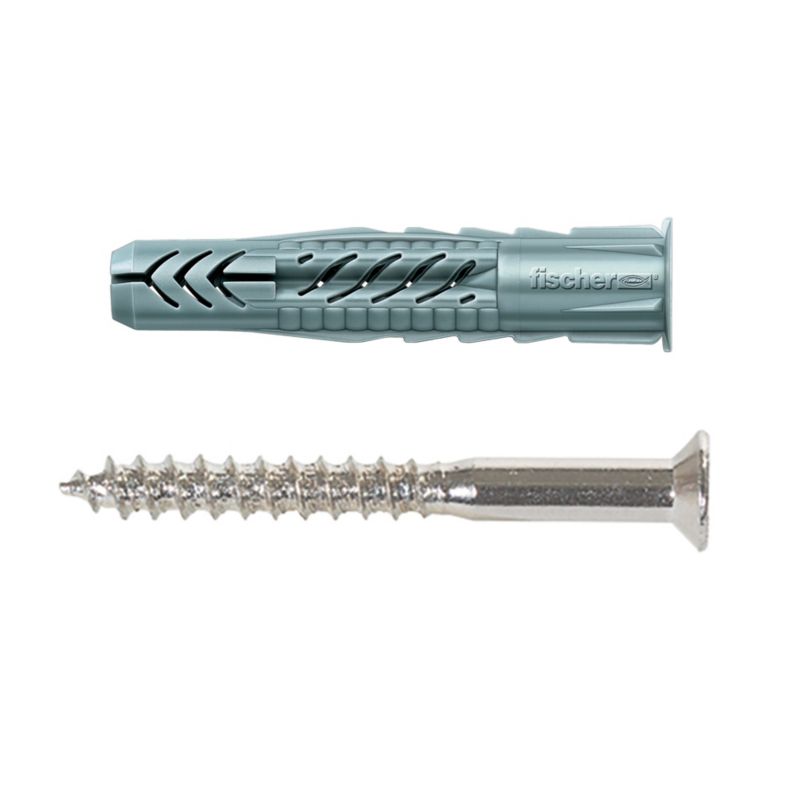 Kołki uniwersalne z wkrętami Fischer UX 6 x 50 mm 10 szt.