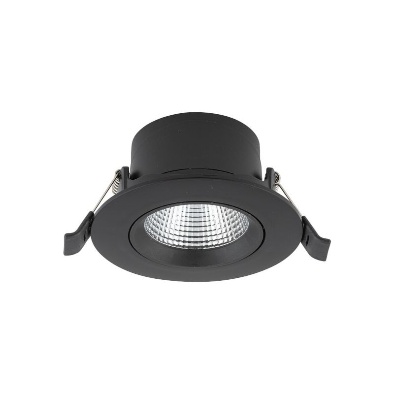 Oprawa sufitowa wpuszczana Nowodvorski Lighting Egina czarna LED 10W 4000K 700lm ruchoma IP20 wym: 11 x 11 cm okrągła - 1 szt.