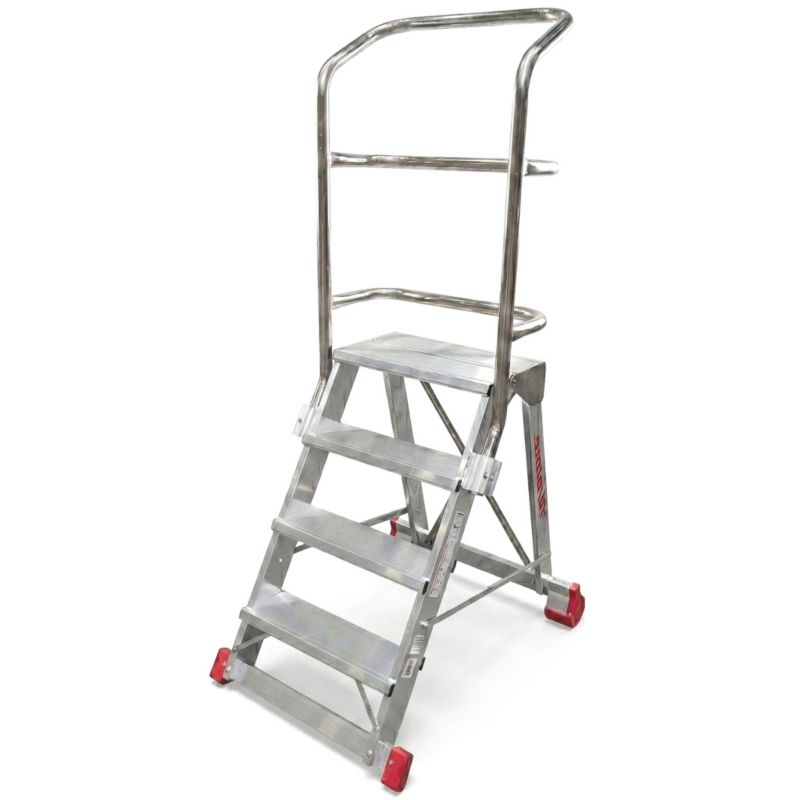 Drabina magazynowa FARAONE 4-stopniowa CM 4P - 2,98 m 1 szt