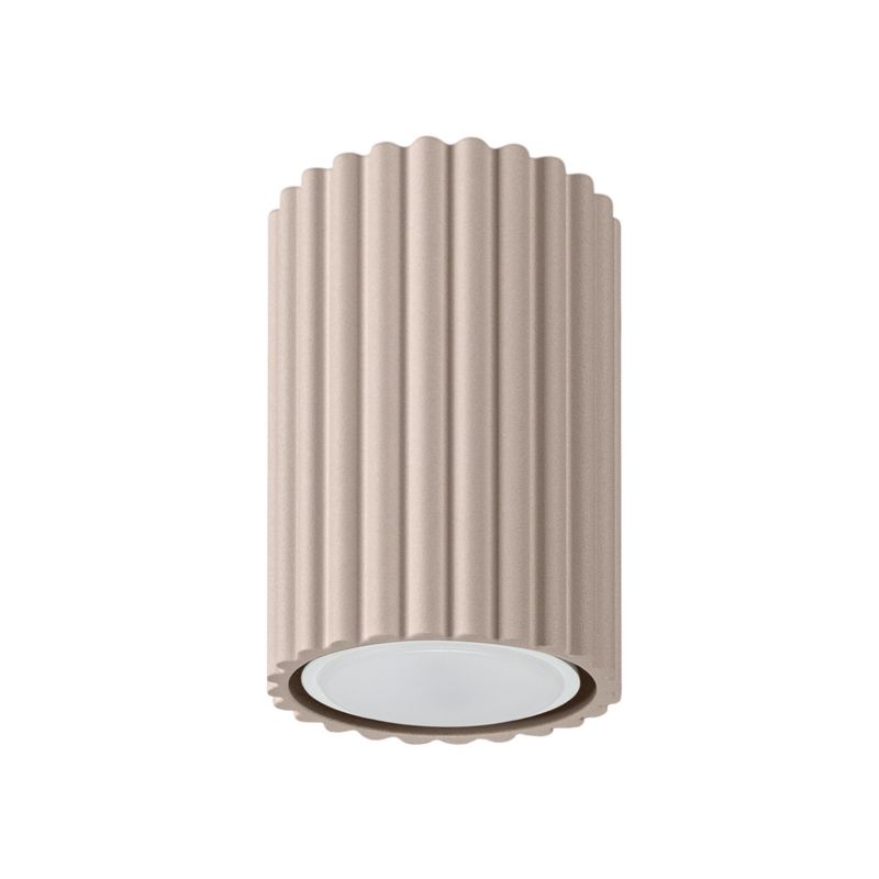 Spot reflektor natynkowy Sollux Lighting KARBON taupe 1xGU10x10W wym:10x6,5x6,5cm IP20 -1 szt.