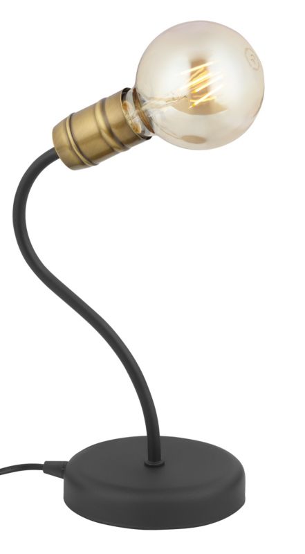 Lampa stołowa Jupiter LUCE PAT. czarno-złota 1xE27x20W IP20 wym:32x14x18cm - 1 szt.
