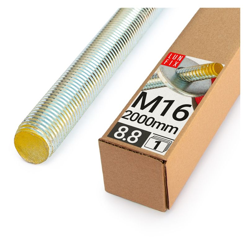 Pręt gwintowany Lun Fix kl.8.8 ocynkowany M16x2000 1szt.