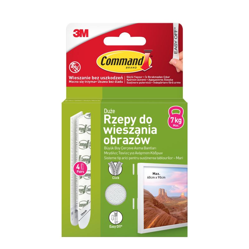 Rzepy Command duże 4 pary