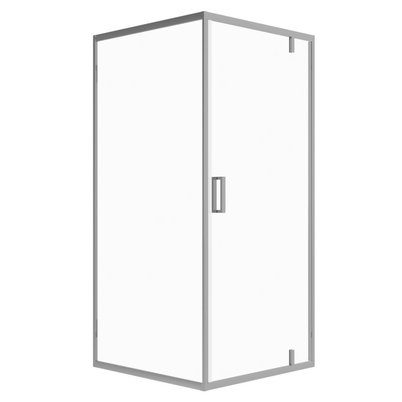 Kabina prysznicowa SEVANTE 90x80 prostokątna uchylna IBERIS chrom 1 szt.