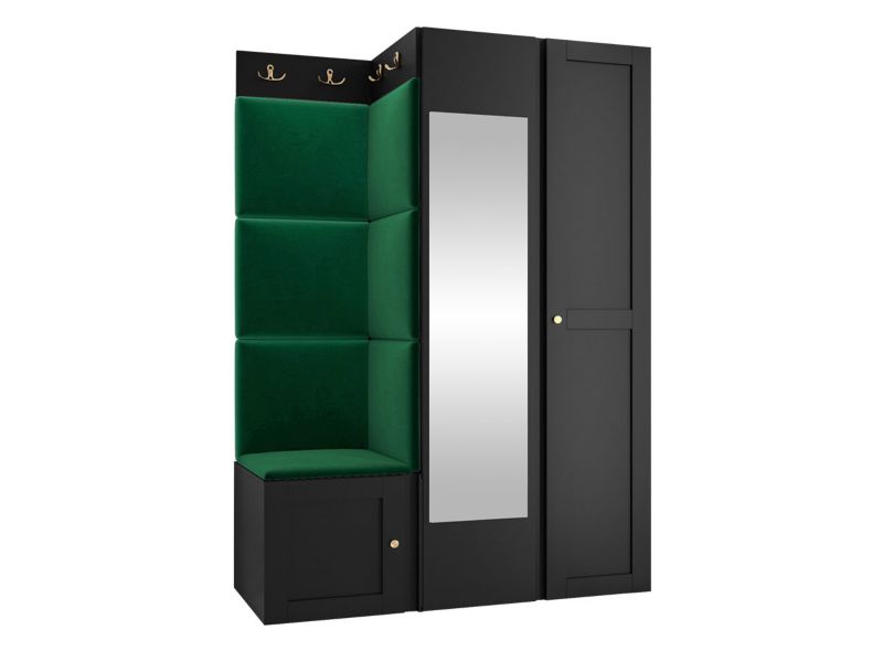 Zestaw MIRJAN 24 Orion Ramiro XXIV czarny + butelkowa zieleń 1 kpl.