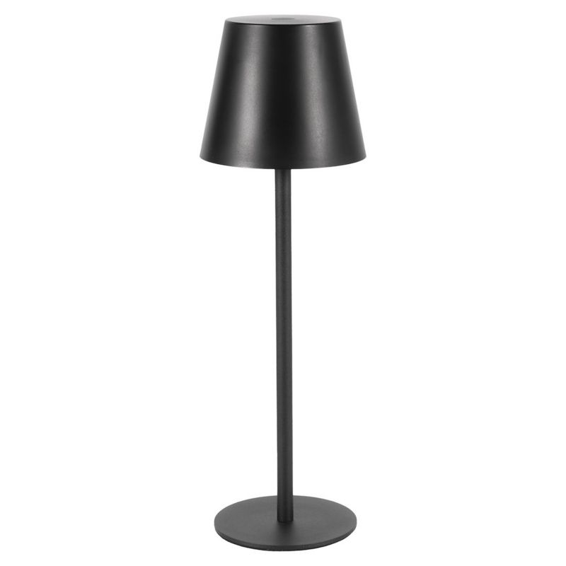 Lampa stołowa Eko-Light Virgin czarna LED 3W 3000K-5000K 200lm akumulator IP44 wym: 35 x 11 x 11 cm tworzywo sztuczne - 1 szt.