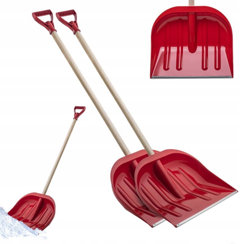 Łopata Do Śniegu KADAX Duża Solidna Łopaty szufla Okucie metal Z Trzonkiem 1szt.