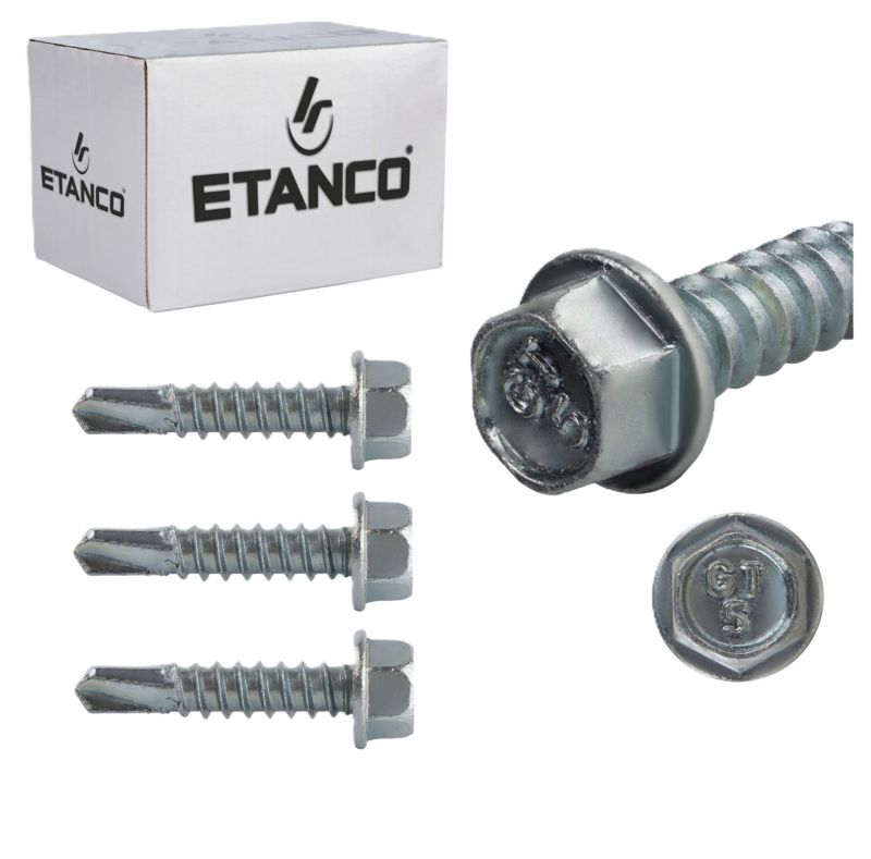 Wkręty samowiercące Etanco GT5 ocynkowane bez podkładki 5,5x25 mm 500szt