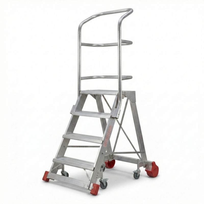 Drabina magazynowa FARAONE 4-stopniowa CM 4PR - 2,98 m 1 szt