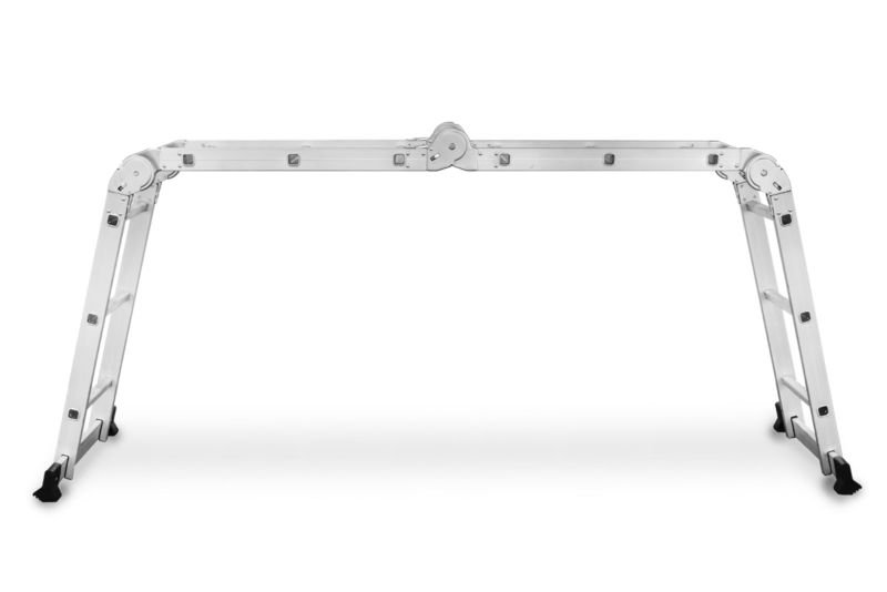 Drabina aluminiowa 4x3 DRABEST uniwersalna przegubowa 125 kg 1 szt.