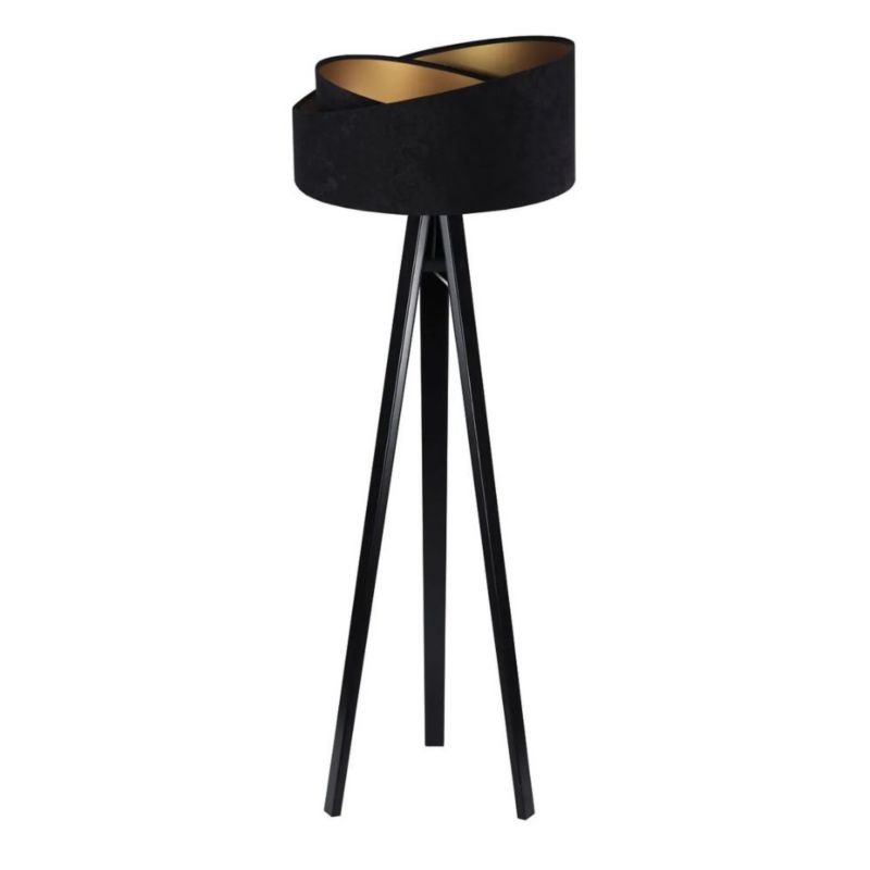Lampa Bps Koncept stojąca GEMSTONE czarna/złota 1 szt
