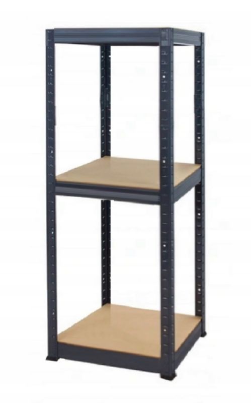 Regał magazynowy garażowy metalowy MODO24 grafit premium helios 106x50x50cm 3 półki po 175 kg 1 szt.