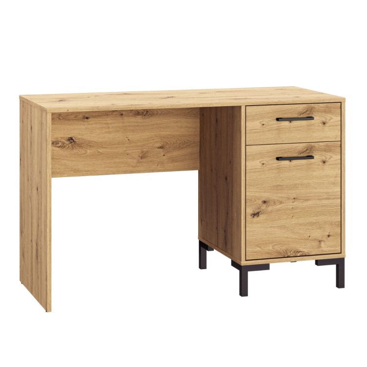 Biurko ML Meble NIKOLA dąb artisan 1 szt.