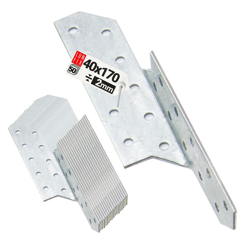 Łącznik krokwiowy Lun Fix 40x170 mm prawy 50szt.