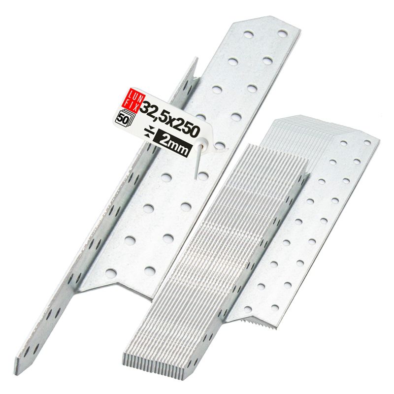 Łącznik krokwiowy Lun Fix 32,5x250 mm lewy 50 szt.