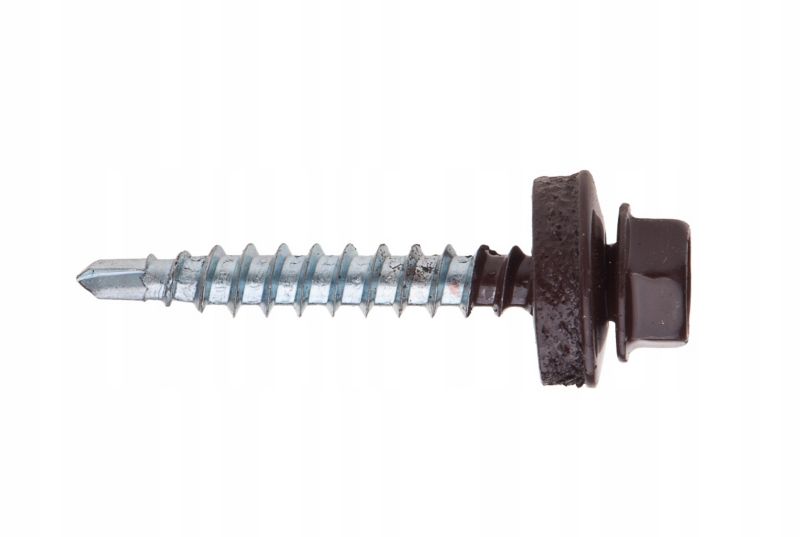 Wkręty Farmerskie Etanco Do Blachy, Zszywka 4,8X20Mm, Ral 8019 250 szt.