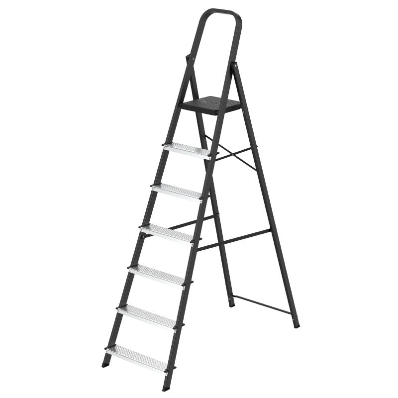 Drabina HIGHER domowa jednostronna składana 7 stopni 150kg 1 szt.