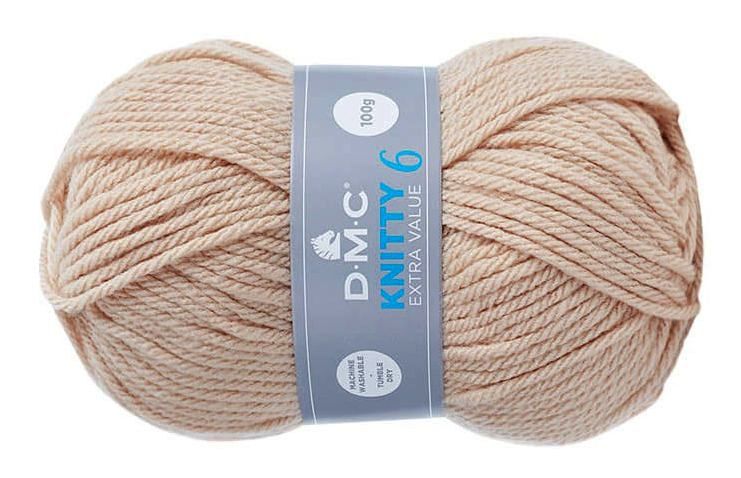 włóczka DMC KNITTY 6 kol. 936 / beż