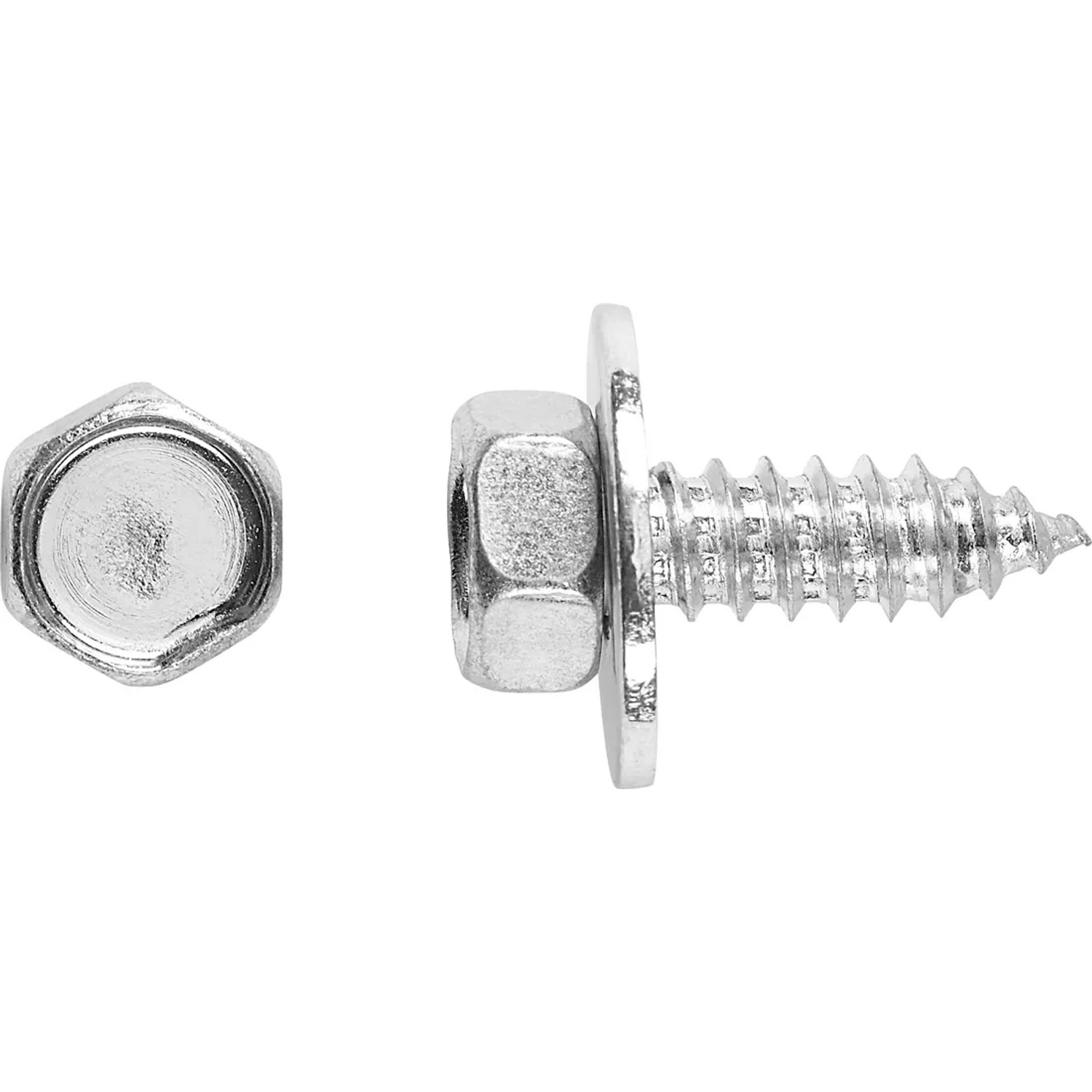 LUX-TOOLS Wkręt samogwintujący z łbem 6-kątnym Ø 6,3 x 19 mm 12 szt