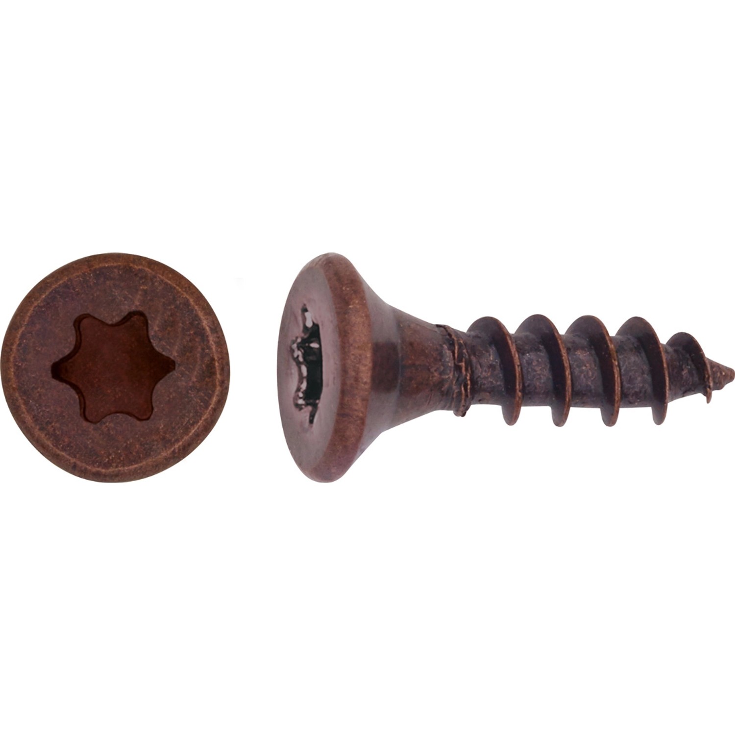 LUX-TOOLS Wkręt uniwersalny z łbem stożkowym TX Ø 3 mm x 20 mm oksydowany 25 szt