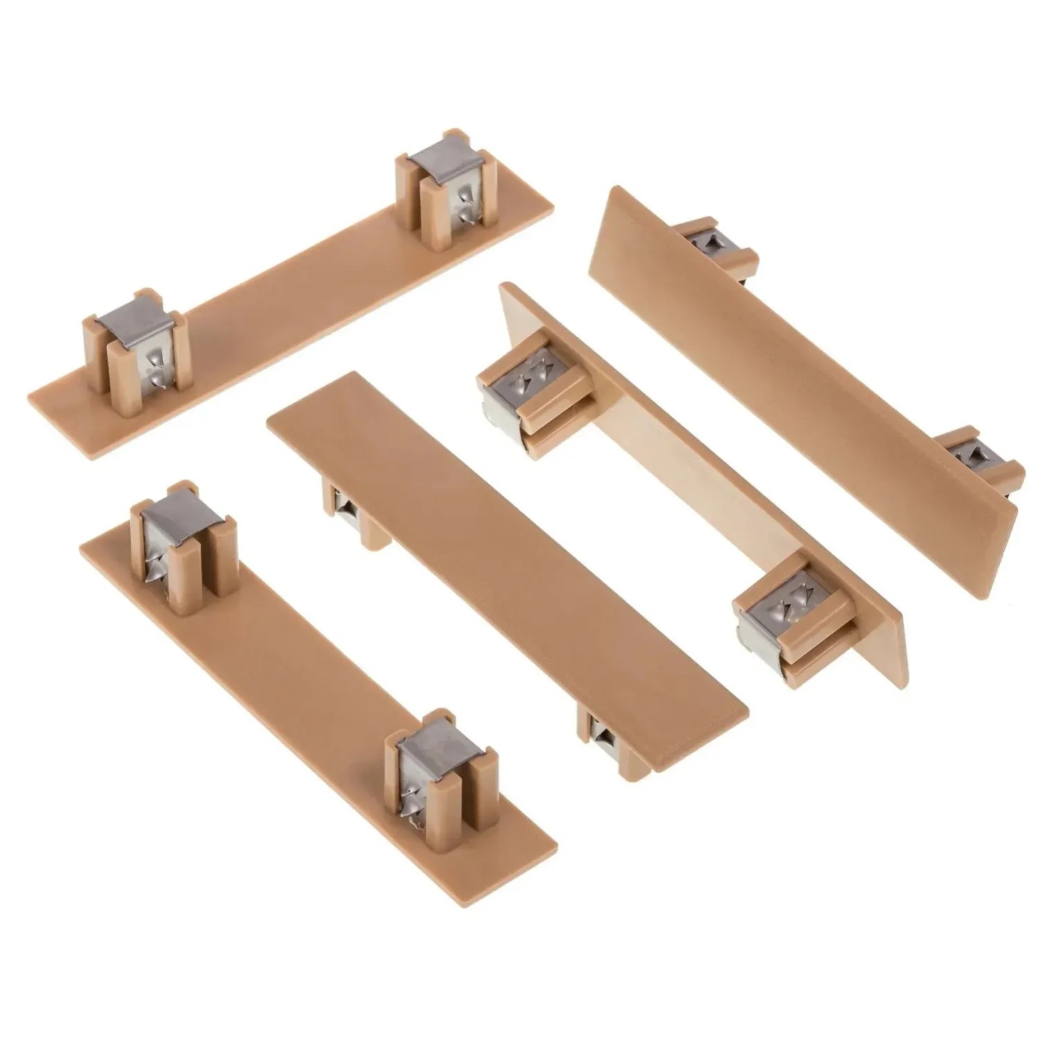 Zaślepki TERRA orzech - 5 szt.