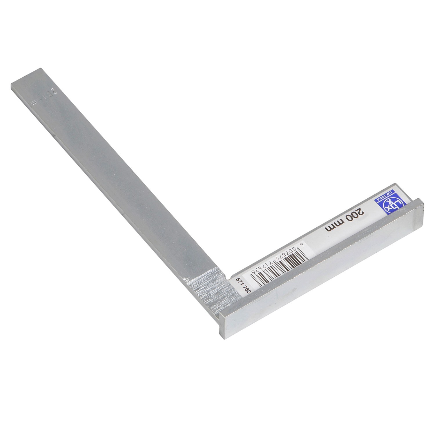 LUX-TOOLS Kątownik ślusarski ze stopką 200 mm