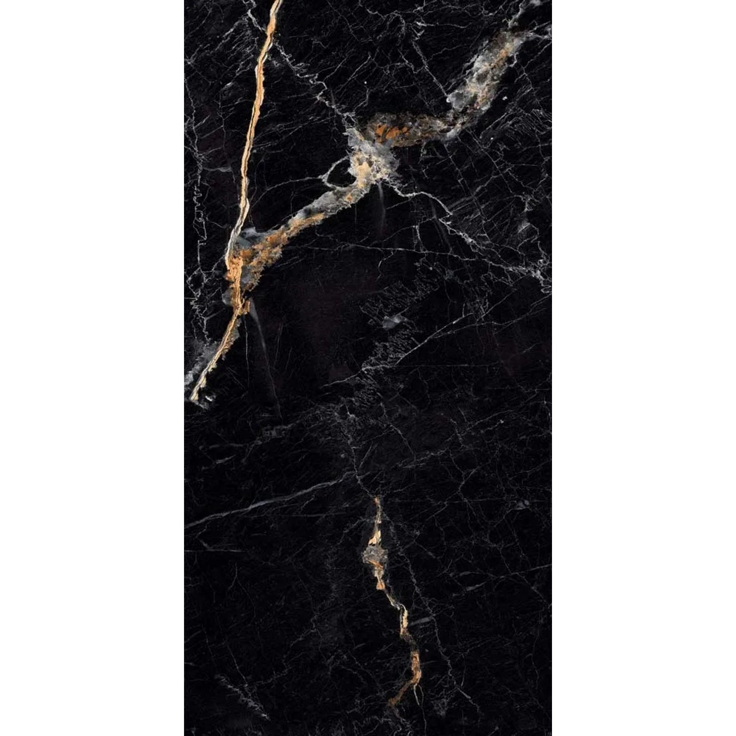 Gres szkliwiony polerowany Black Stone 60 x 120 cm