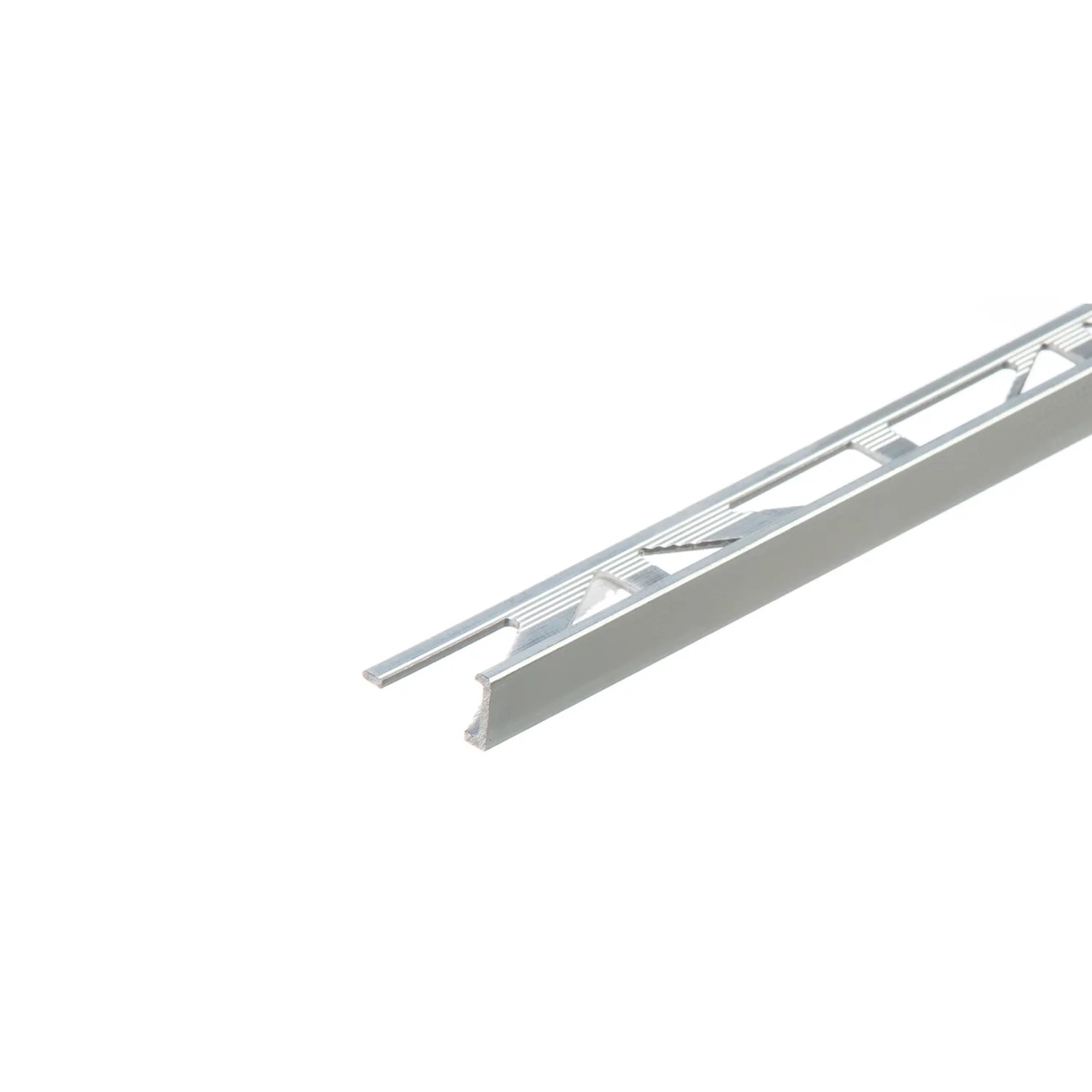 Cezar Profil aluminiowy do glazury narożny naturalny 8x1x2000mm