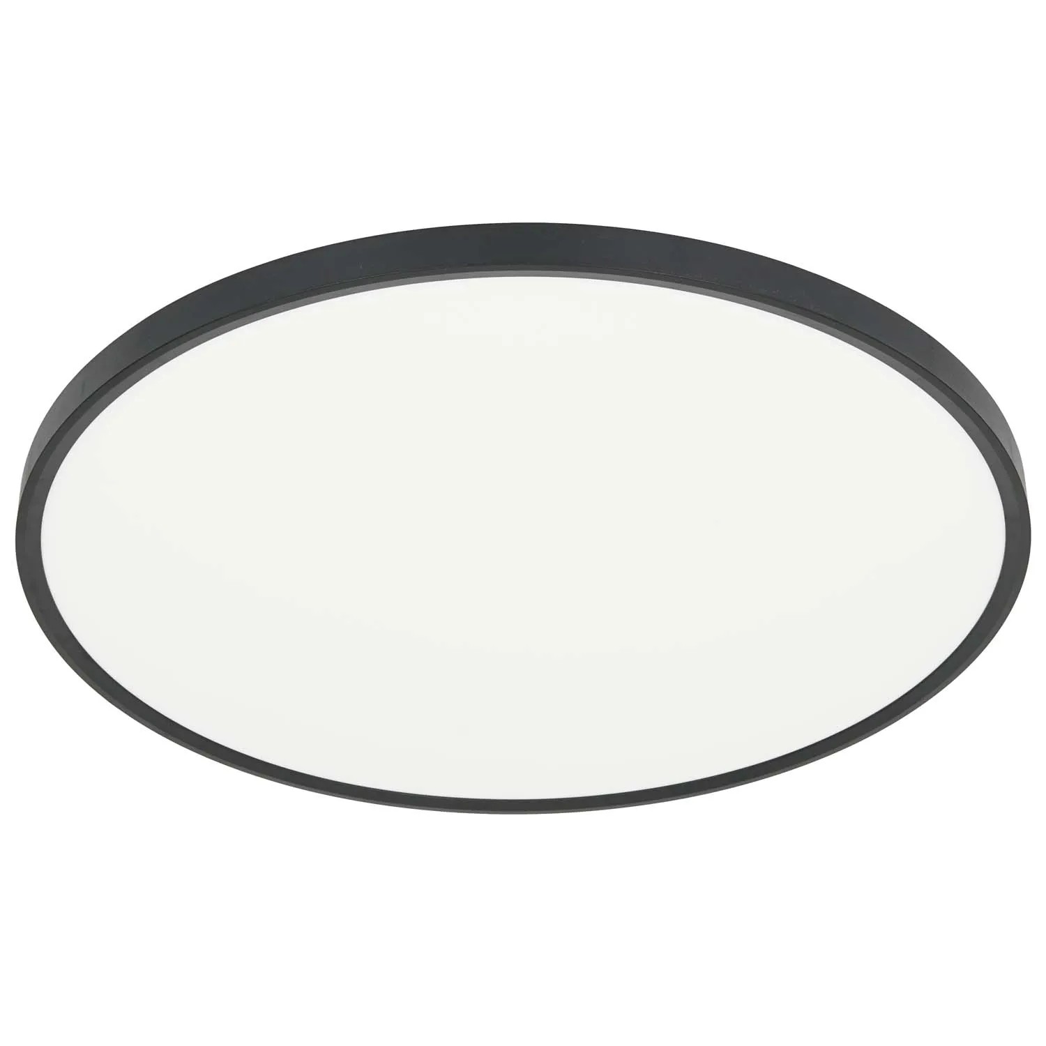 MiLAGRO Plafon LED MAQ 50W 3000/4000/6500K 5400lm IP40 śr. 60 cm czarny