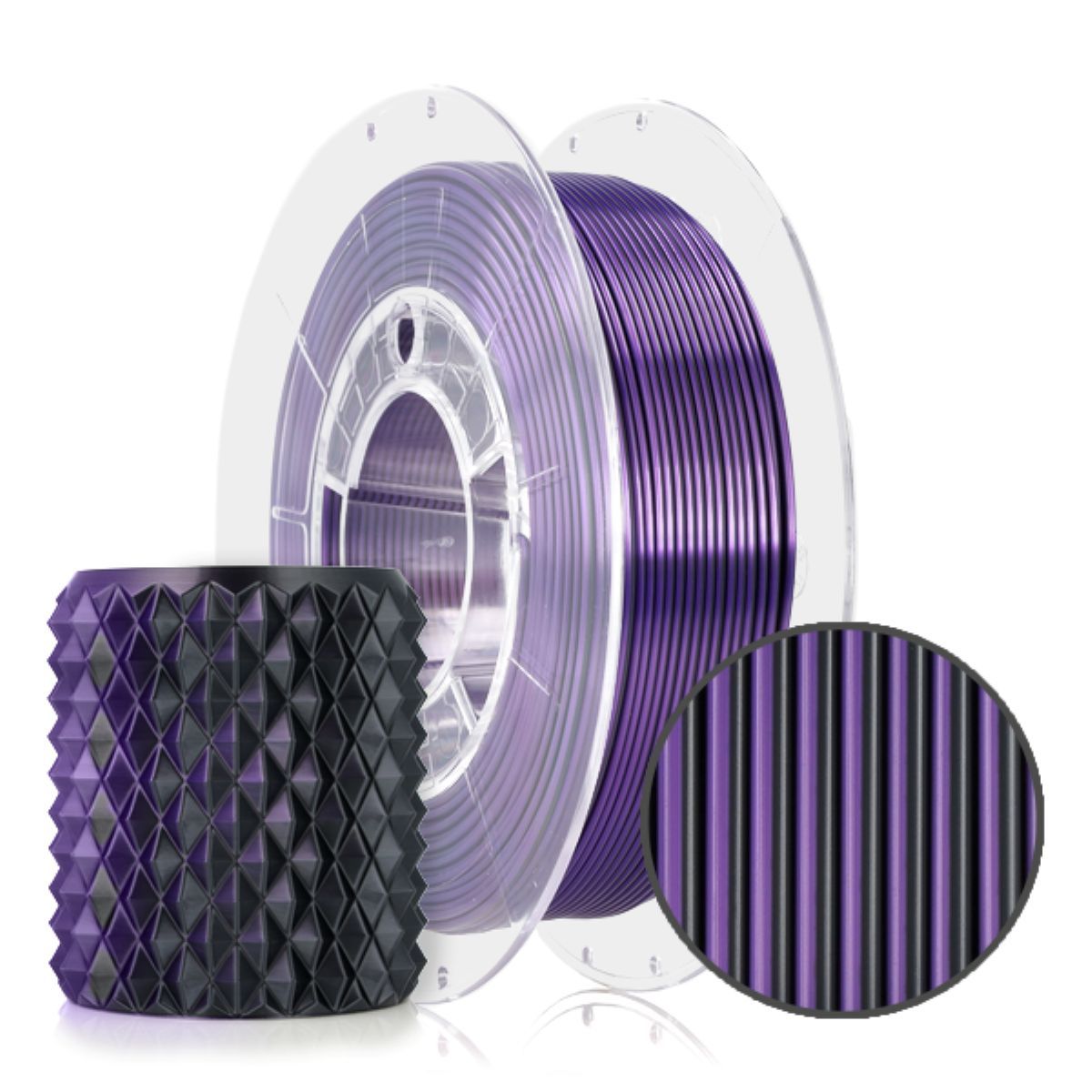 Filament 3D PLA Magic Silk Mistic Violet