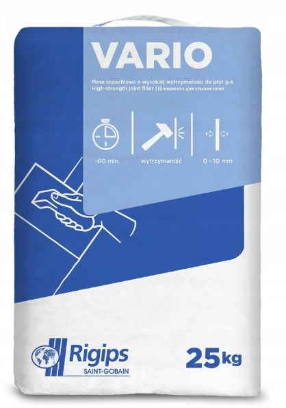 RIGIPS VARIO MASA SZPACHLOWA 25 KG DO SPOINOWANIA GK 11511570