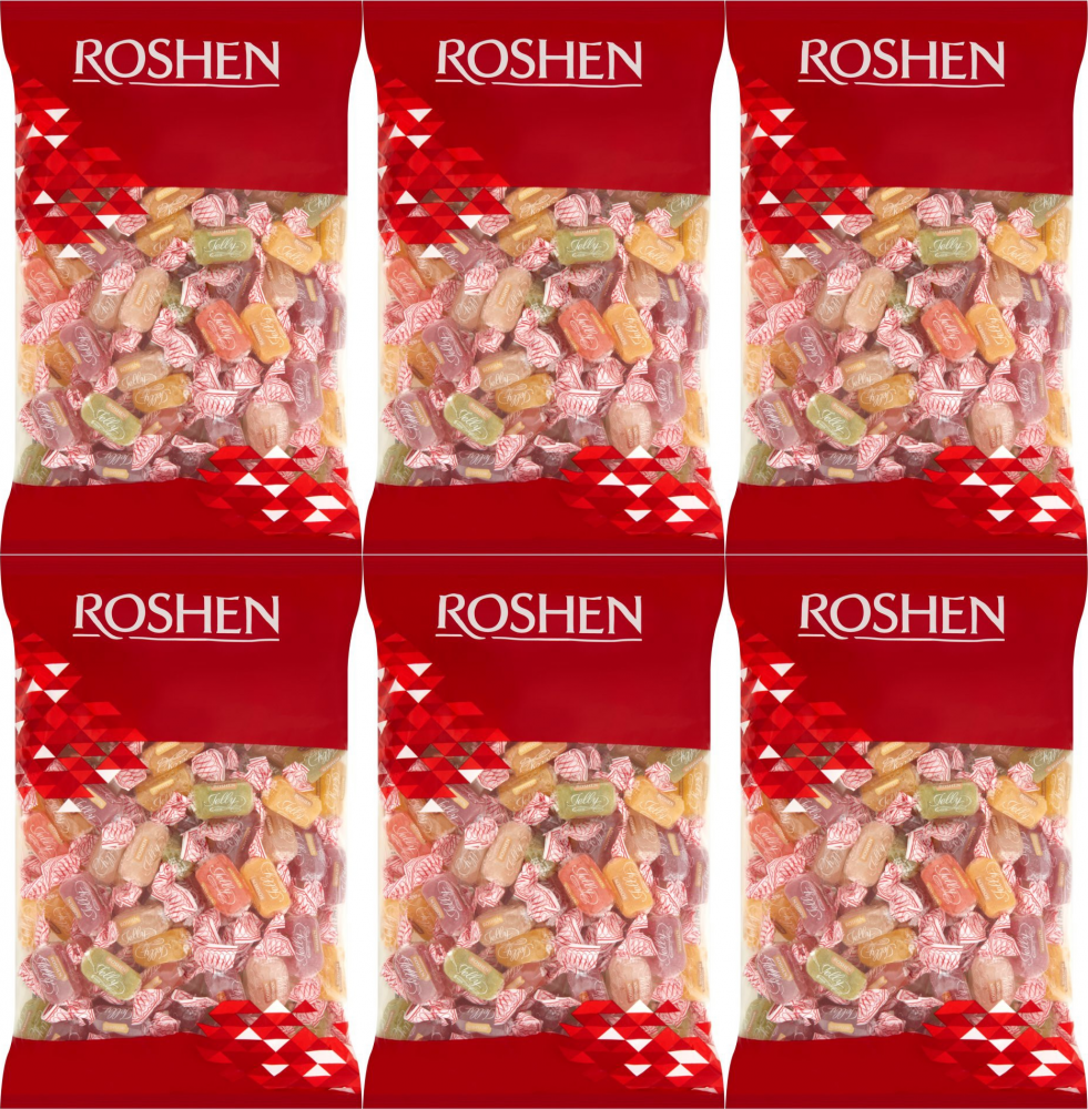 6x Galaretki Roshen Jelly, owocowy, 1kg