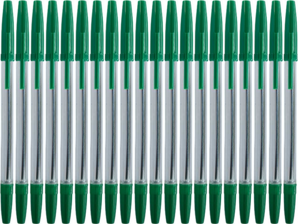 20x Długopis Office Products, 1.0mm, zielony